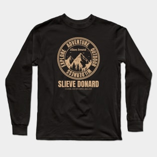 Mountain Hike In Slieve Donard Ireland, Hiker’s HikingTrails Long Sleeve T-Shirt